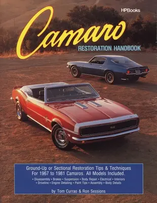 Camaro Restaurálás kézikönyv: Ground-Up vagy szekcionált helyreállítási tippek és technikák 1967 és 1981 közötti Camarókhoz - Camaro Restoration Handbook: Ground-Up or Sectional Restoration Tips & Techniques for 1967 to 1981 Camaros