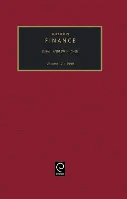 Pénzügyi kutatás, 17. kötet - Research in Finance, Volume 17