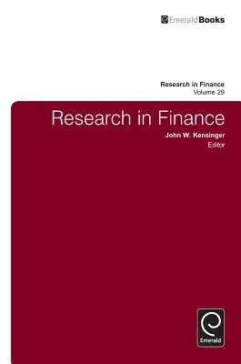 Pénzügyi kutatás - Research in Finance