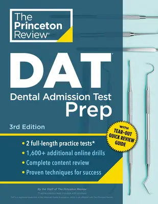 Princeton Review DAT Prep, 3. kiadás - Princeton Review DAT Prep, 3rd Edition