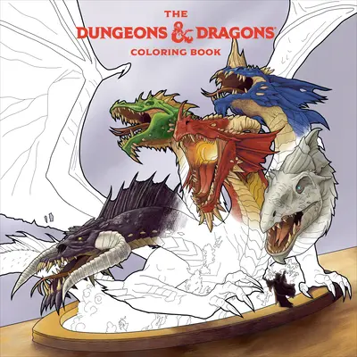 A Dungeons & Dragons színezőkönyv: 80 kalandos vonalrajz - The Dungeons & Dragons Coloring Book: 80 Adventurous Line Drawings