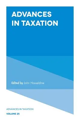 Adóügyi előrelépések - Advances in Taxation