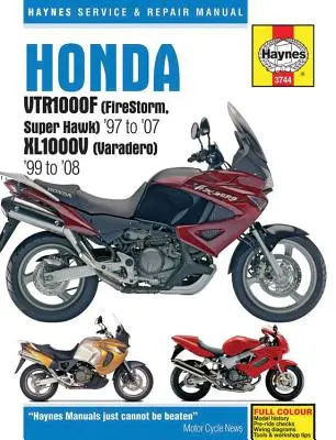 Honda VTR1000F (Firestorm, Superhawk) (97 - 08) és Xl1000V (Varadero) (99 - 08) - Honda VTR1000F (Firestorm, Superhawk) (97 - 08) & Xl1000V (Varadero) (99 - 08)