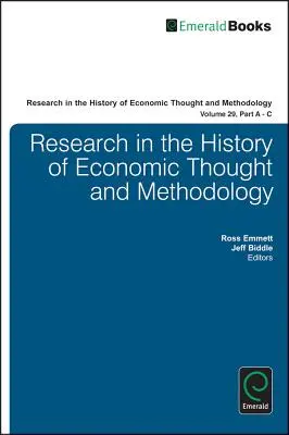 Research in the History of Economic Thought and Methodology: A - C részek - Research in the History of Economic Thought and Methodology: Parts A - C