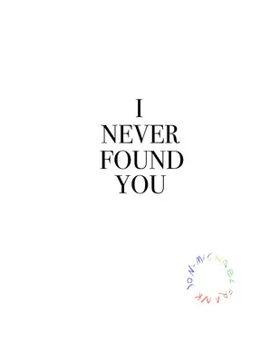 I Never Found You