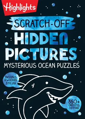 Kaparós rejtett képek Rejtélyes óceán rejtvényei - Scratch-Off Hidden Pictures Mysterious Ocean Puzzles