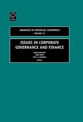 A vállalatirányítás és a pénzügyek kérdései - Issues in Corporate Governance and Finance