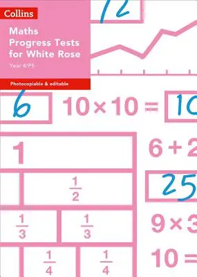 Collins Tests & Assessment - 4/P5-ös évfolyam Matematika haladási tesztek White Rose számára - Collins Tests & Assessment - Year 4/P5 Maths Progress Tests for White Rose