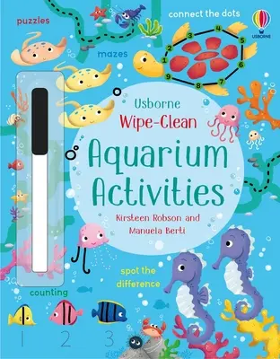 Törölgethető akvárium tevékenységek - Wipe-Clean Aquarium Activities