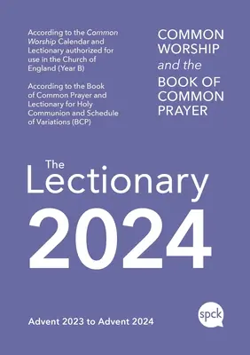 Közös istentiszteleti lelkigyakorlatos könyv 2024 - Common Worship Lectionary 2024