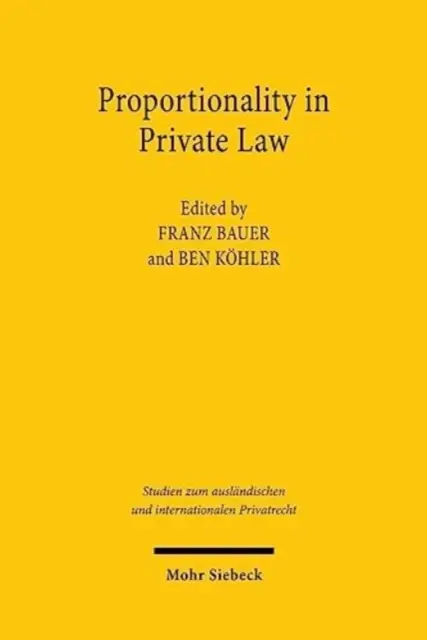 Az arányosság a magánjogban - Proportionality in Private Law