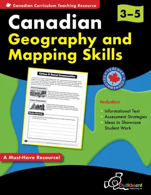 Kanadai földrajz és térképkészség 3-5. osztályosok - Canadian Geography and Mapping Skills Grades 3-5