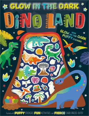 Világítós Dino Land Activity Book - Glow in the Dark Dino Land Activity Book