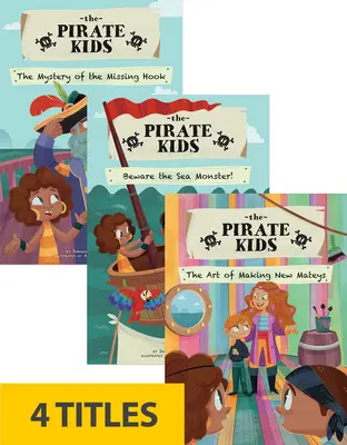 Kalózgyerekek 2. szett (4 részes készlet) - Pirate Kids Set 2 (Set of 4)