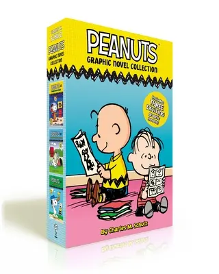 Peanuts Graphic Novel Collection (Boxed Set): Snoopy az űrbe repül; Kalandok Linusszal és barátaival!; Csapj bele, Charlie Brown! - Peanuts Graphic Novel Collection (Boxed Set): Snoopy Soars to Space; Adventures with Linus and Friends!; Batter Up, Charlie Brown!