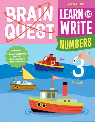 Brain Quest Tanulj meg írni! Számok - Brain Quest Learn to Write: Numbers