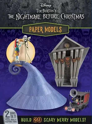 Disney: Tim Burton: A karácsony előtti rémálom papírmodellek - Disney: Tim Burton's the Nightmare Before Christmas Paper Models