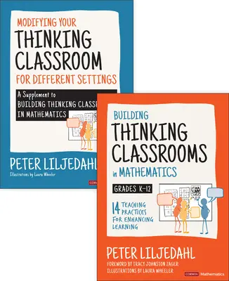 BUNDLE: Liljedahl: Building Thinking Classrooms in Mathematics, Grades K-12 + Liljedahl: Modifying Your Thinking Classroom for Different Settings (Gondolkodó osztályterem módosítása különböző beállításokhoz) - BUNDLE: Liljedahl: Building Thinking Classrooms in Mathematics, Grades K-12 + Liljedahl: Modifying Your Thinking Classroom for Different Settings