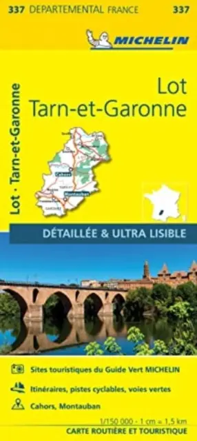 Lot, Tarn-et-Garonne - Michelin helyi térkép 337 - Lot, Tarn-et-Garonne - Michelin Local Map 337