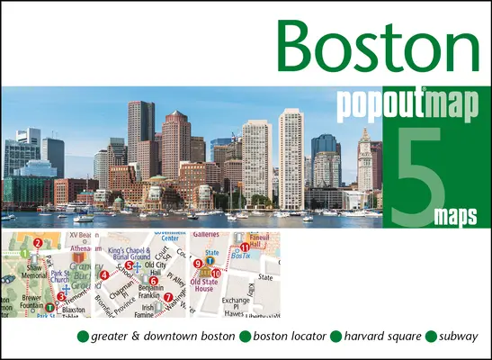 Boston Popout térkép - Boston Popout Map