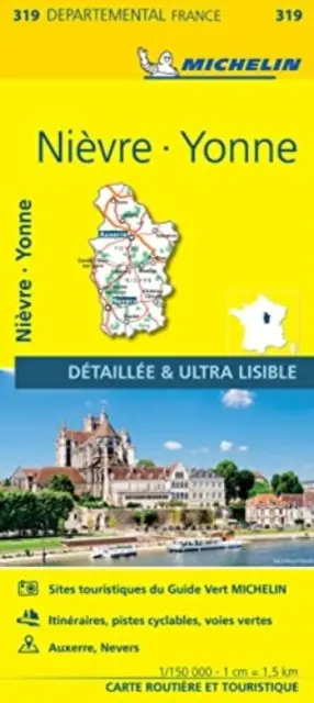 Nievre, Yonne - Michelin helyi térkép 319 - Nievre, Yonne - Michelin Local Map 319