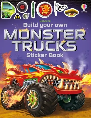 Build Your Own Monster Trucks matricás könyv - Build Your Own Monster Trucks Sticker Book