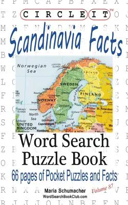 Körbe, Skandinávia tények, szókereső, rejtvénykönyv, rejtvénykönyv - Circle It, Scandinavia Facts, Word Search, Puzzle Book