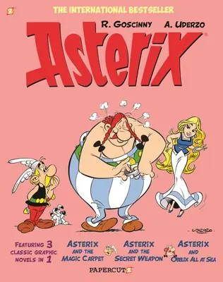 Asterix Omnibusz 10. kötet: Asterix és a varázsszőnyeg, Asterix és a titkos fegyver, valamint Asterix és Obelix a tengeren című kötetek gyűjteménye. - Asterix Omnibus Vol. 10: Collecting Asterix and the Magic Carpet, Asterix and the Secret Weapon, and Asterix and Obelix All at Sea