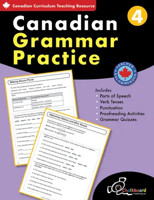 Kanadai nyelvtani gyakorlat 4. osztály - Canadian Grammar Practice Grade 4