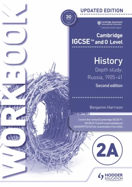 Cambridge IGCSE és O szint történelem munkafüzet 2A - Mélytanulás: kiadás - Cambridge IGCSE and O Level History Workbook 2A - Depth study: Russia, 1905-41 2nd Edition