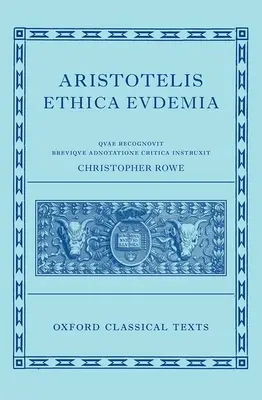 Arisztotelész Eudémiai etikája - Aristotle's Eudemian Ethics