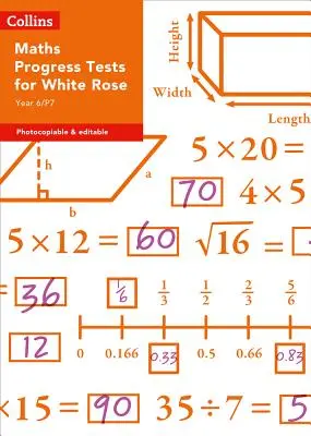 Collins Tests & Assessment - Year 6/P7 Maths Progress Tests for White Rose - Matematikai előrehaladási tesztek White Rose számára - Collins Tests & Assessment - Year 6/P7 Maths Progress Tests for White Rose