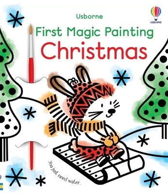 Első varázslatos festés karácsonyra: A Christmas Holiday Book for Kids - First Magic Painting Christmas: A Christmas Holiday Book for Kids