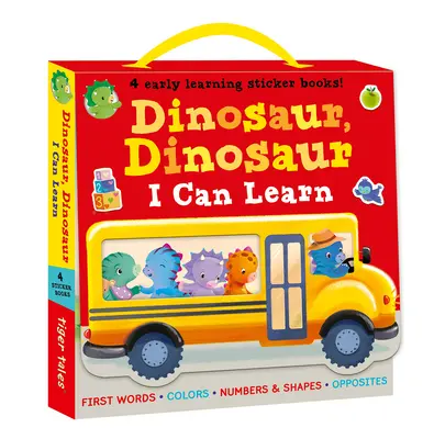 Dinoszaurusz, dinoszaurusz tudok tanulni: Első szavak, színek, számok és alakzatok, ellentétek - Dinosaur, Dinosaur I Can Learn: First Words, Colors, Numbers and Shapes, Opposites