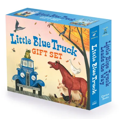 Little Blue Truck 2 Book Gift Set: Kicsi kék kamion táblás könyv, Kicsi kék kamion vezet az úton táblás könyv - Little Blue Truck 2-Book Gift Set: Little Blue Truck Board Book, Little Blue Truck Leads the Way Board Book