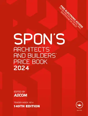 Spon's Architects' and Builders' Price Book 2024 (Építészek és építők árkönyve 2024) - Spon's Architects' and Builders' Price Book 2024