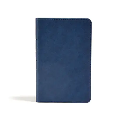 CSB Személyes méretű Biblia, Tengerészkék bőrkárpitozású - CSB Personal Size Bible, Navy Leathertouch