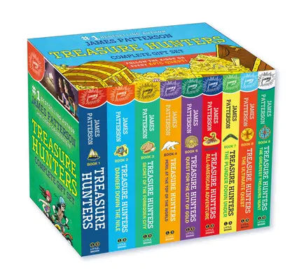 Kincsvadászok teljes könyvcsomag ajándékba - Treasure Hunters Complete Paperback Gift Set