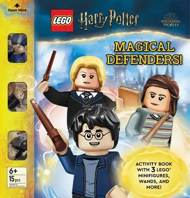 Lego Harry Potter: Harry Potter: Varázslatos védők: Harry Potter: Activity Book 3 minifigurával és tartozékokkal - Lego Harry Potter: Magical Defenders: Activity Book with 3 Minifigures and Accessories