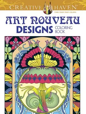 Creative Haven szecessziós minták gyűjteménye Színezőkönyv - Creative Haven Art Nouveau Designs Collection Coloring Book