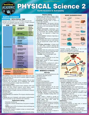 Physical Science 2 - Astronomy & Earth Science: Gyorstalpaló laminált referencia és tanulási útmutató - Physical Science 2 - Astronomy & Earth Science: Quickstudy Laminated Reference & Study Guide