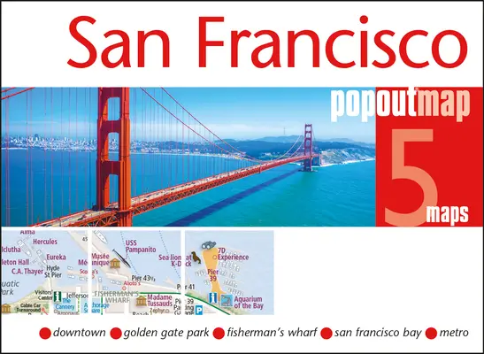 San Francisco Popout térkép - San Francisco Popout Map