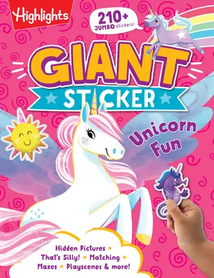 Óriás matricás egyszarvú móka - Giant Sticker Unicorn Fun