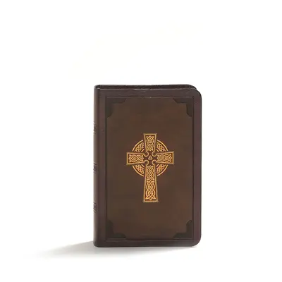 KJV Large Print Compact Reference Bible, Celtic Cross Brown Leathertouch (KJV Nagyméretű kompakt referencia Biblia, kelta kereszt barna bőrérintésű) - KJV Large Print Compact Reference Bible, Celtic Cross Brown Leathertouch