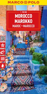 Marokkó Marco Polo térkép - Morocco Marco Polo Map