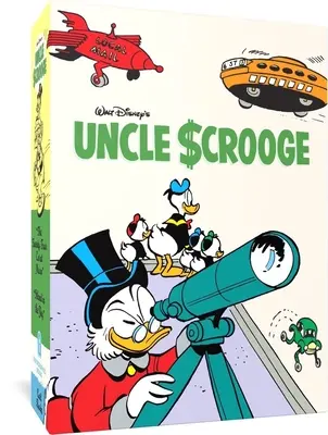 Walt Disney Dagobert bácsi ajándékcsomag a Huszonnégy karátos hold és az Égi sziget: kötetek: 22. és 24. kötet - Walt Disney's Uncle Scrooge Gift Box Set the Twenty-Four Carat Moon & Island in the Sky: Vols 22 and 24