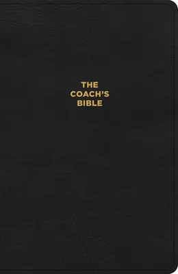 CSB Coach's Bible, Black Leathertouch (edzői Biblia): Devotional Bible for Coaches - CSB Coach's Bible, Black Leathertouch: Devotional Bible for Coaches