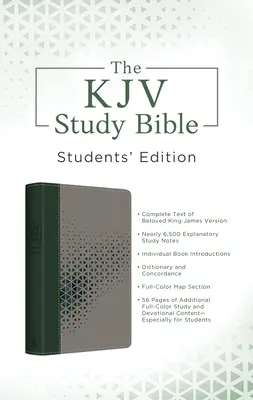 The KJV Study Bible, Students' Edition [Cypress & Smoke] (A KJV Tanulmányi Biblia, Diákkiadás) - The KJV Study Bible, Students' Edition [Cypress & Smoke]