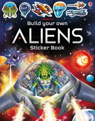 Build Your Own Aliens matricás könyv - Build Your Own Aliens Sticker Book