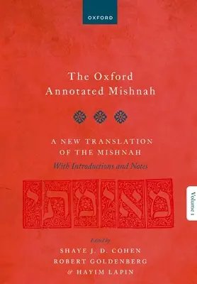 Az Oxford Annotált Misna - The Oxford Annotated Mishnah